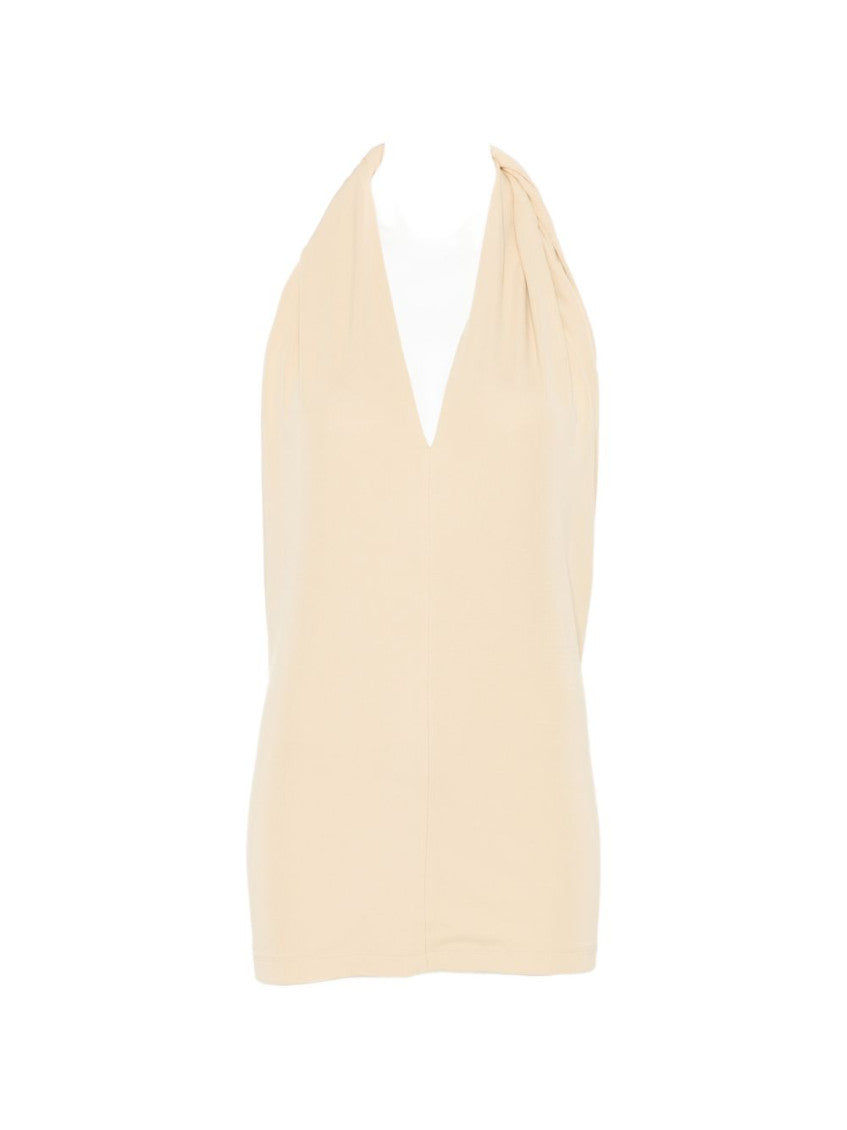 Beige Halter Neck Top 1