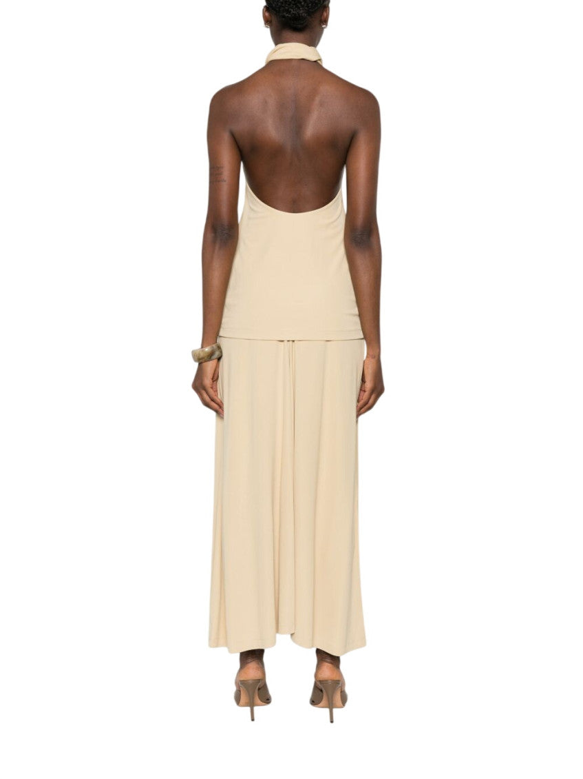 Beige Halter Neck Top 3