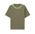 Green Crew Neck T-Shirts 1