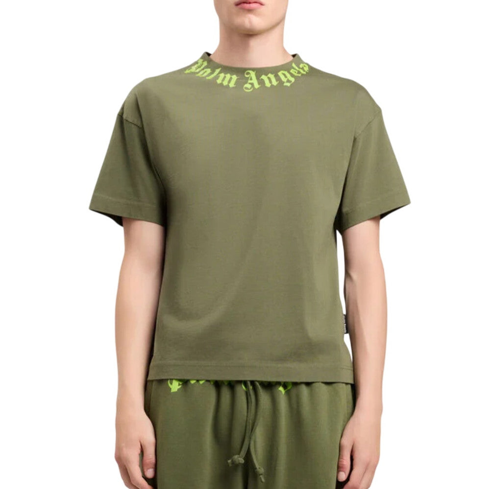 Green Crew Neck T-Shirts 2