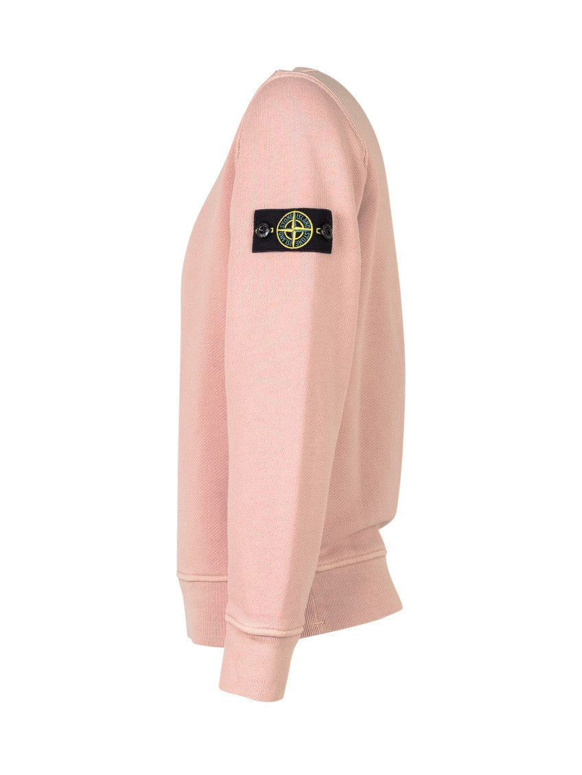 Kids Pink Solid Sweatshirt 2