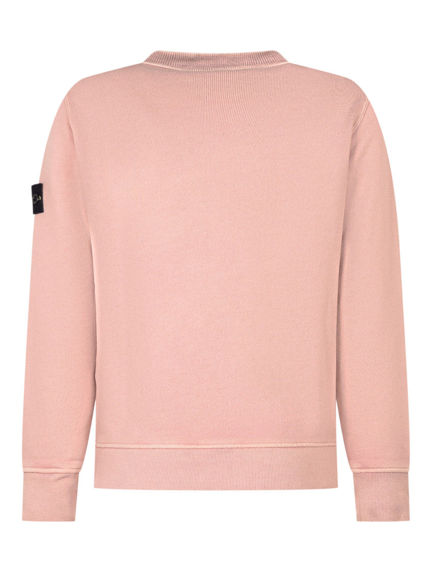 Kids Pink Solid Sweatshirt 3