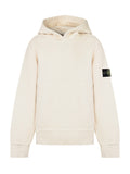 Kids White Solid Hoodie 1