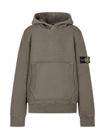 Kids Green Solid Hoodie 1