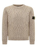 Kids Beige Knitted Sweater 1