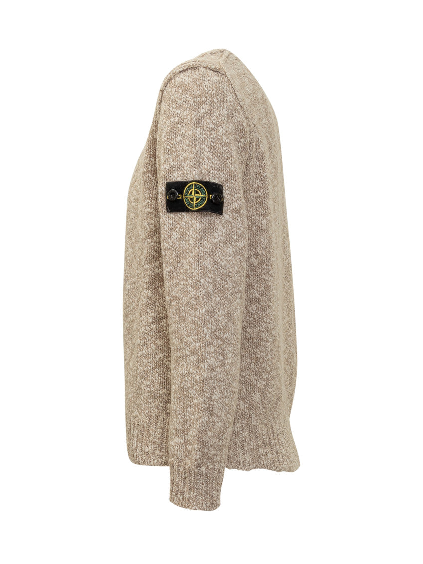 Kids Beige Knitted Sweater 3