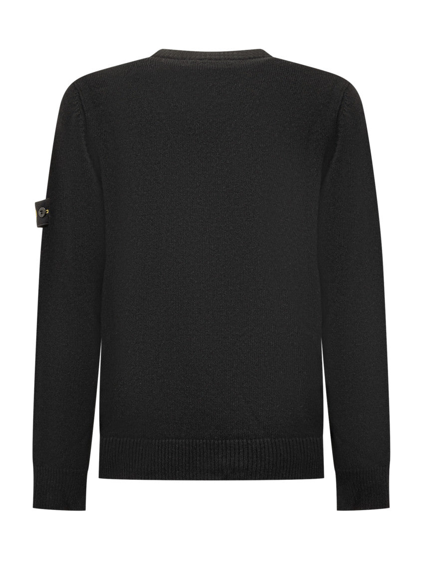 Black Solid Sweater 2