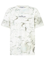 Kids White Abstract T-Shirt 1