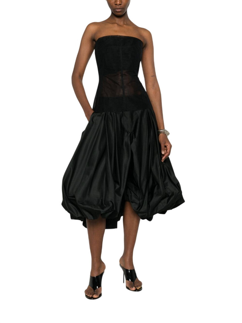 Black Transparent Strapless Top 2