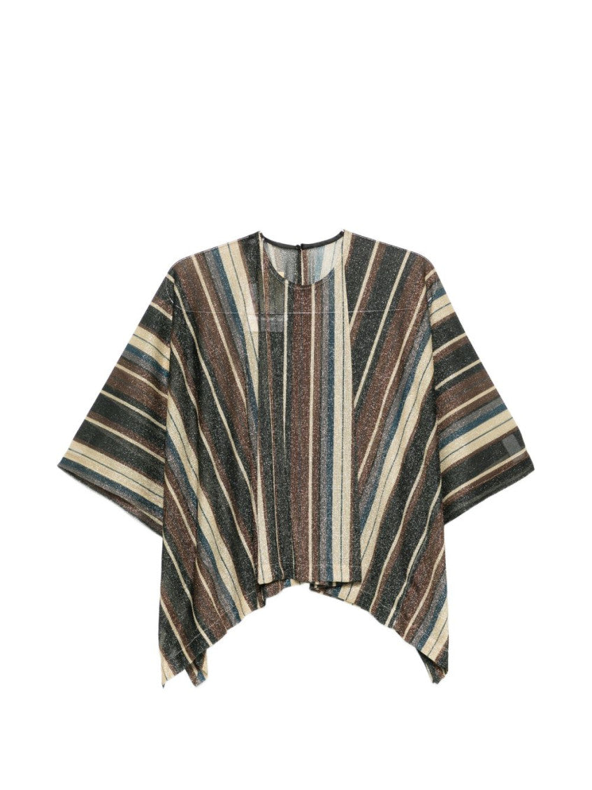 Multicolor Stripes Round Neck Top 1