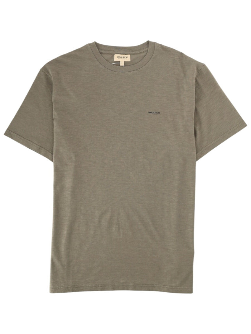 Green Crew Neck T-Shirts 1