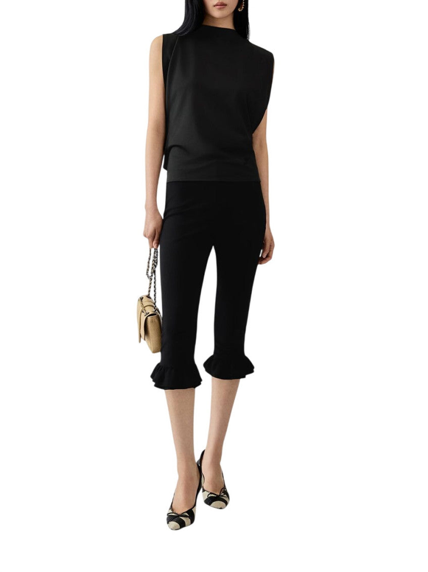 Black Round Neck Top 2