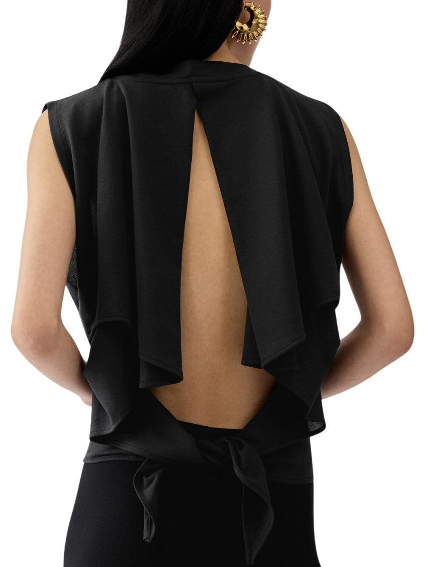 Black Round Neck Top 3