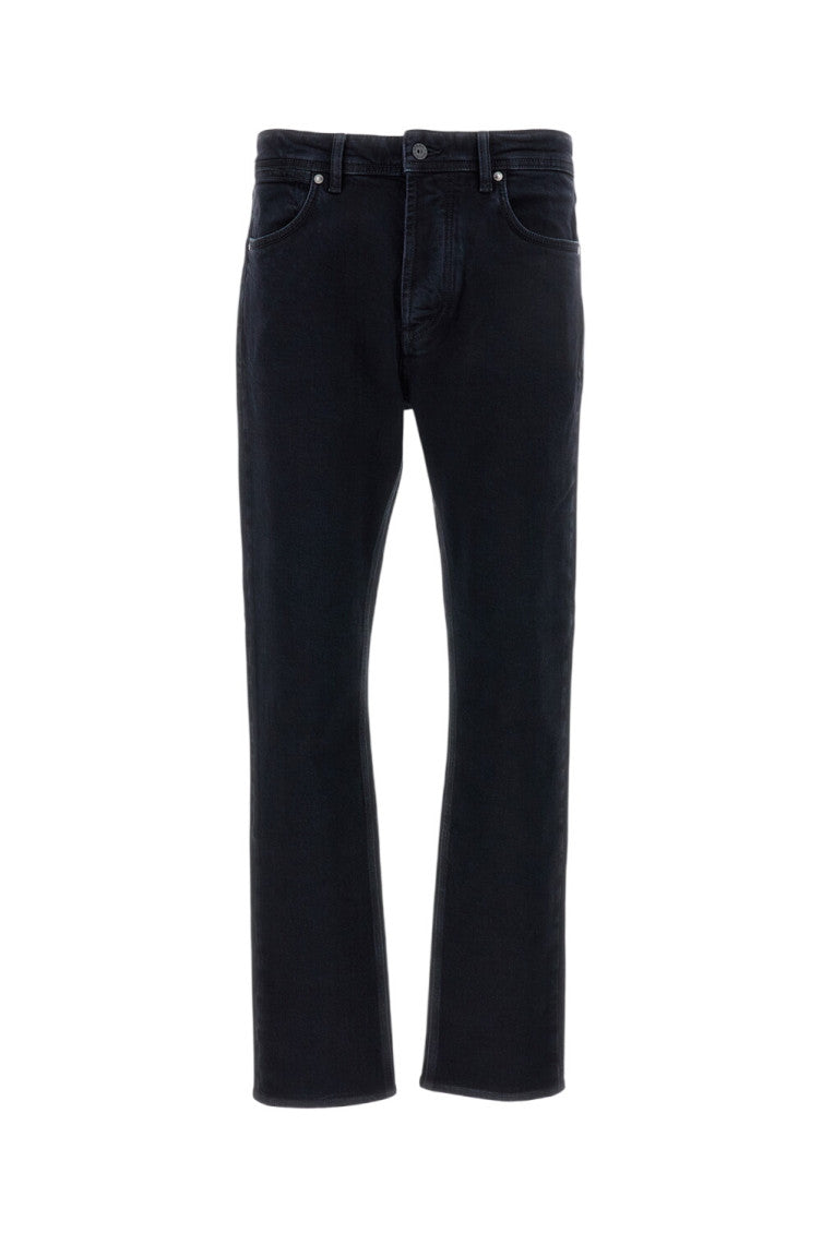 Black Slim Mid Rise Jeans 1