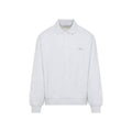 Grey Shirt Collar Sweatshirts 1