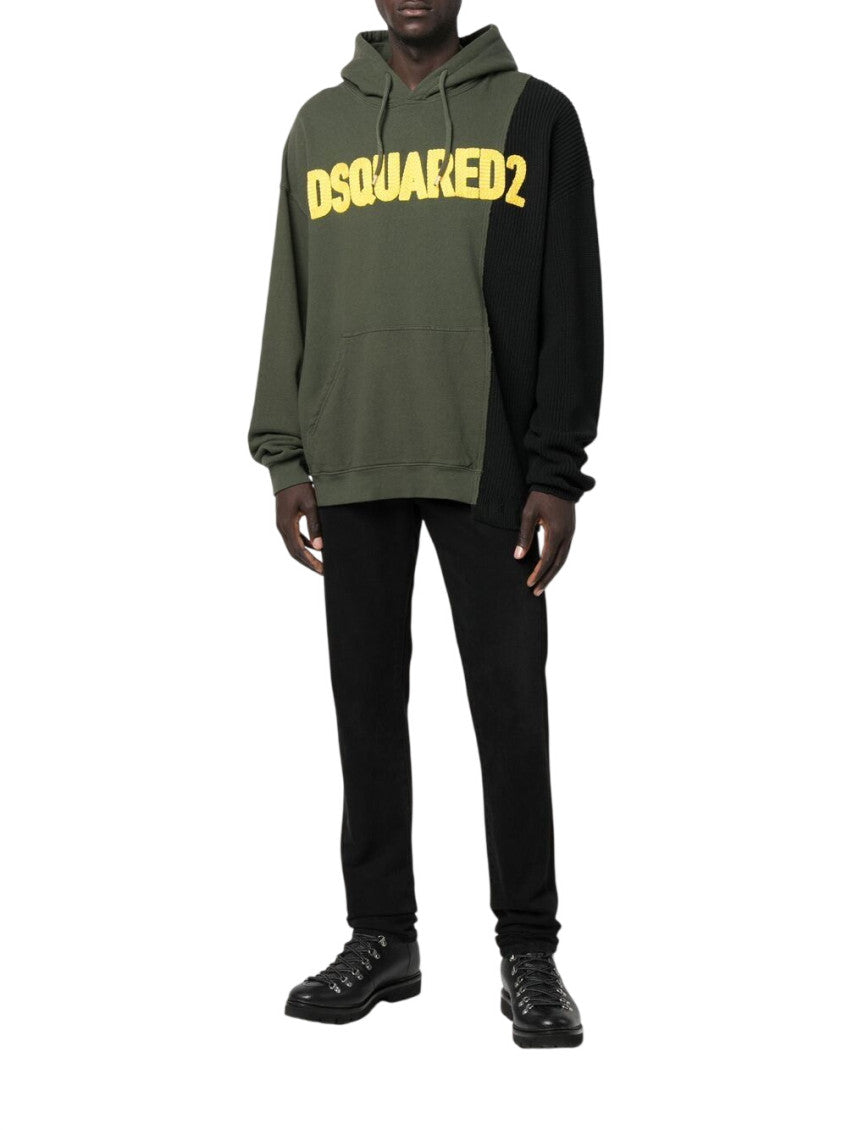 Dark Green Hood Sweatshirts 2