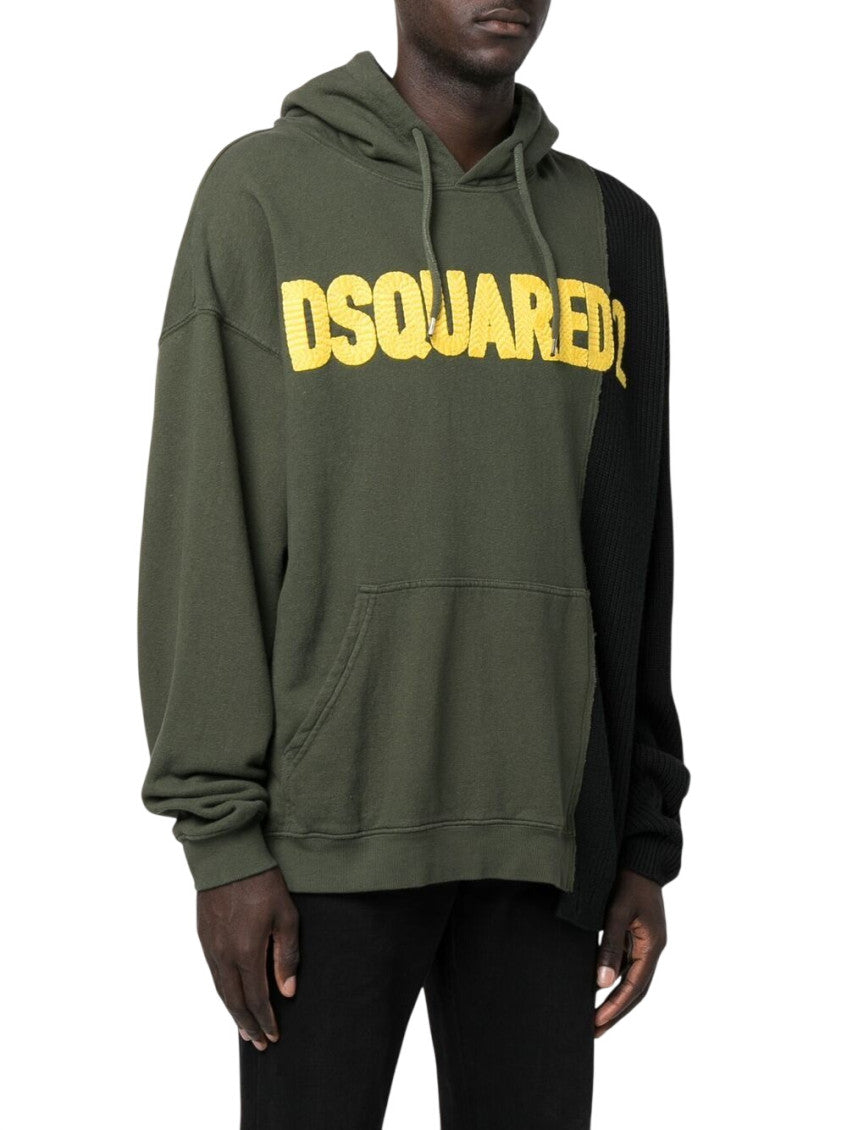 Dark Green Hood Sweatshirts 3