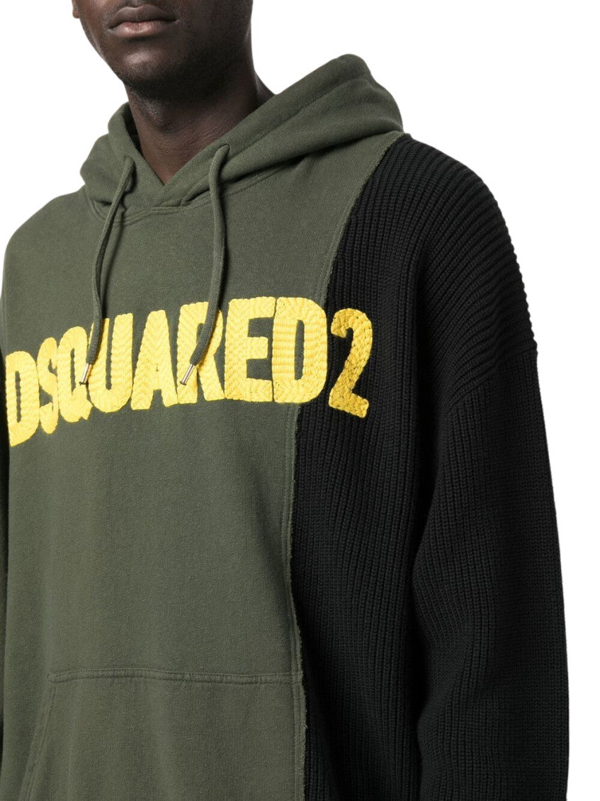 Dark Green Hood Sweatshirts 5
