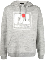 Grey Logo Hood Sweatshirts 1