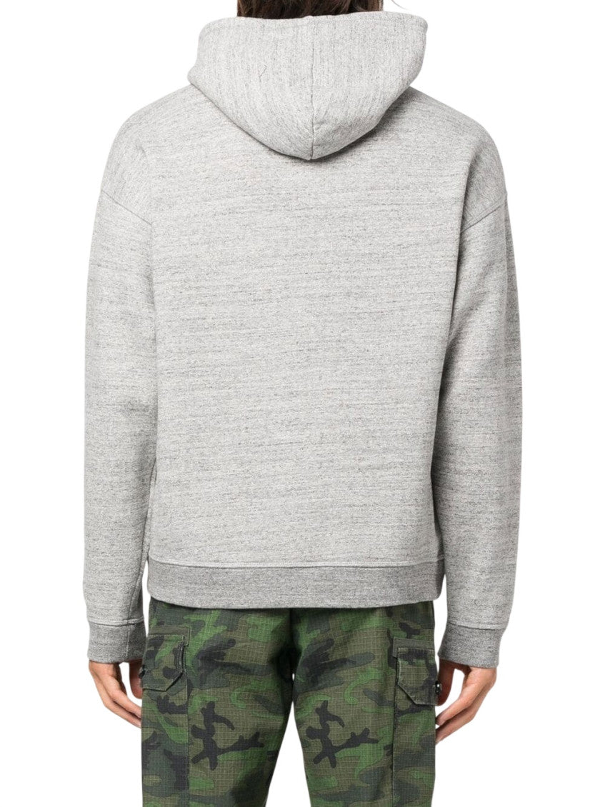 Grey Logo Hood Sweatshirts 4