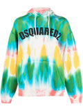 Multicolor Tie-Dye Hood Sweatshirts 1