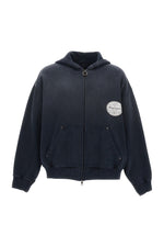 Dark Blue Hood Sweatshirts 1