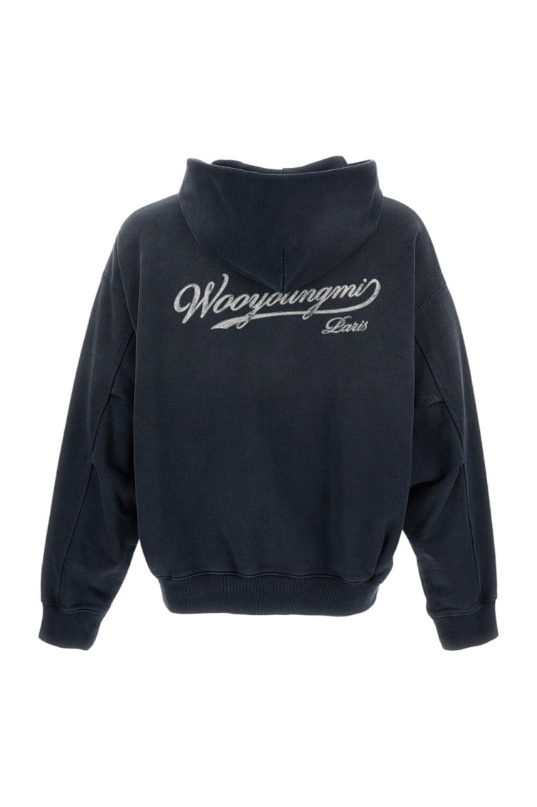 Dark Blue Hood Sweatshirts 2