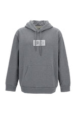 Grey Graphic Hood Sweatshirts 1