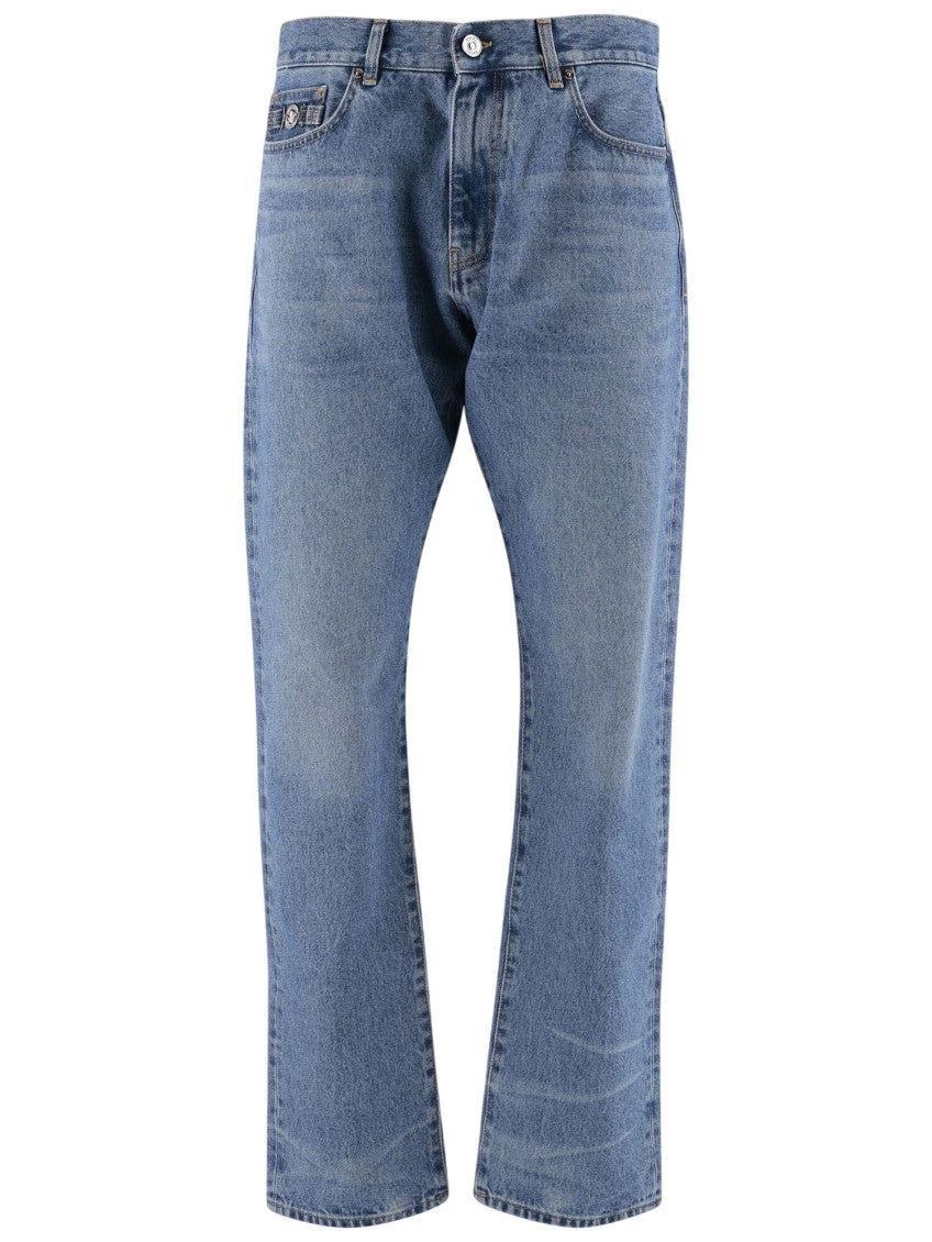Blue Regular Mid Rise Jeans 1
