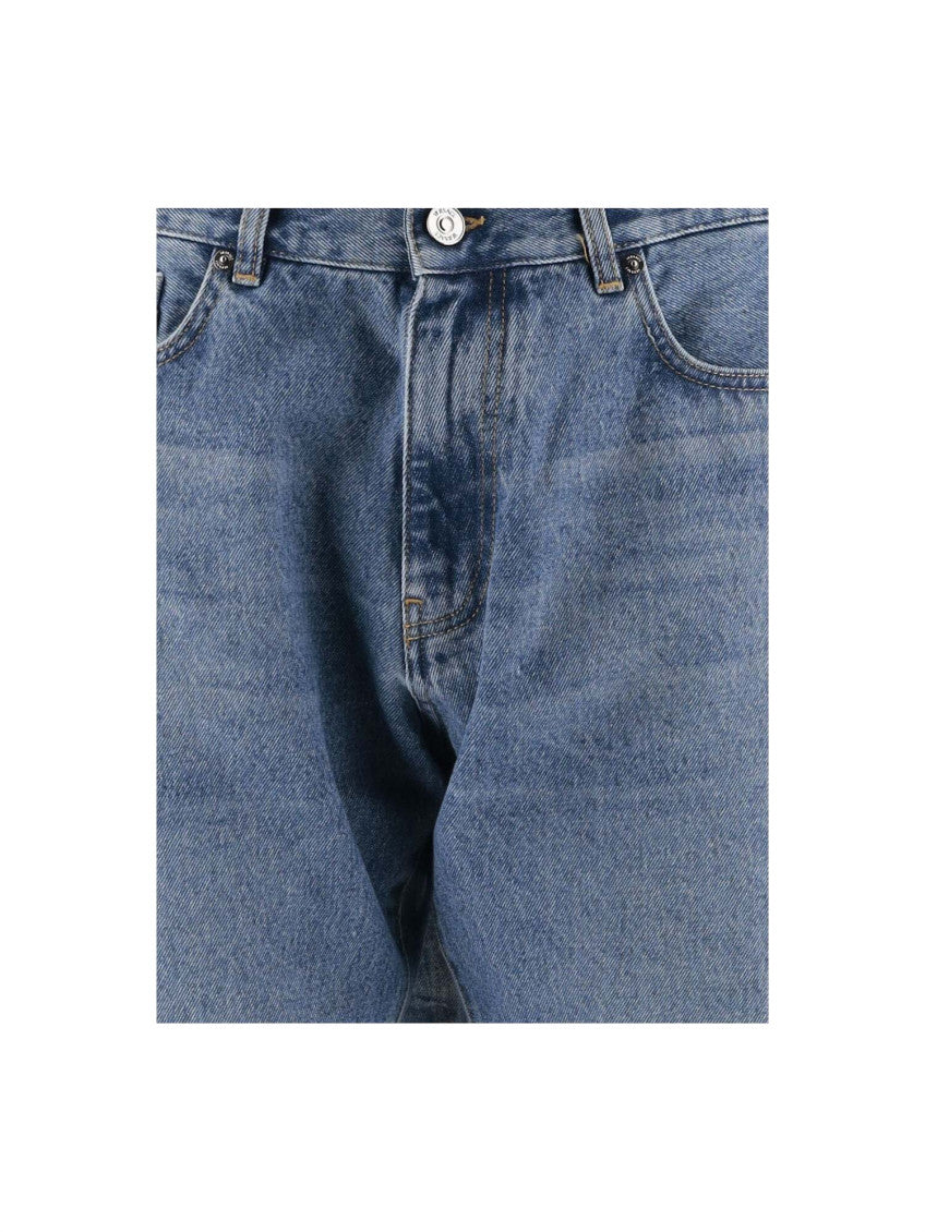 Blue Regular Mid Rise Jeans 3