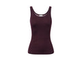Maroon Logo Scoop Neck Top 1