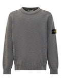Kids Grey Solid Sweater 1