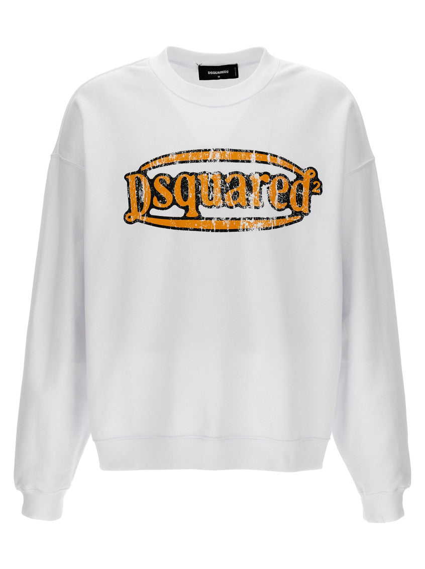 White Logo Sweatshirt 1