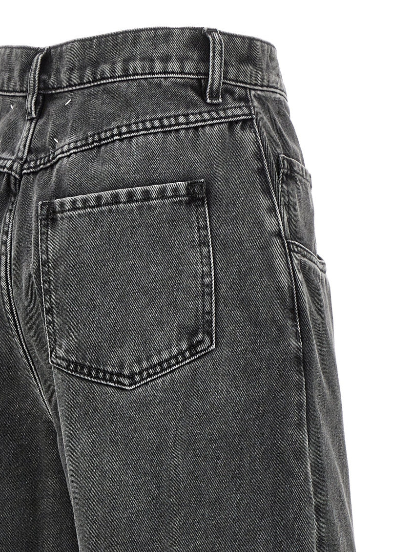 Black Cut-out Jeans 4