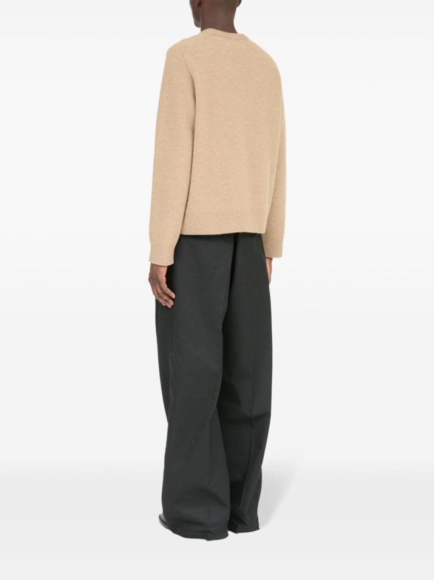 Beige Wool Sweater 3