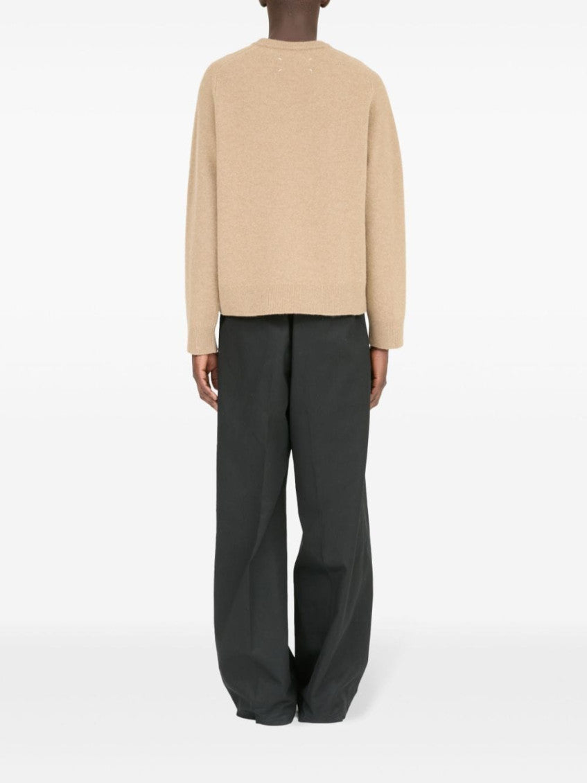 Beige Wool Sweater 4