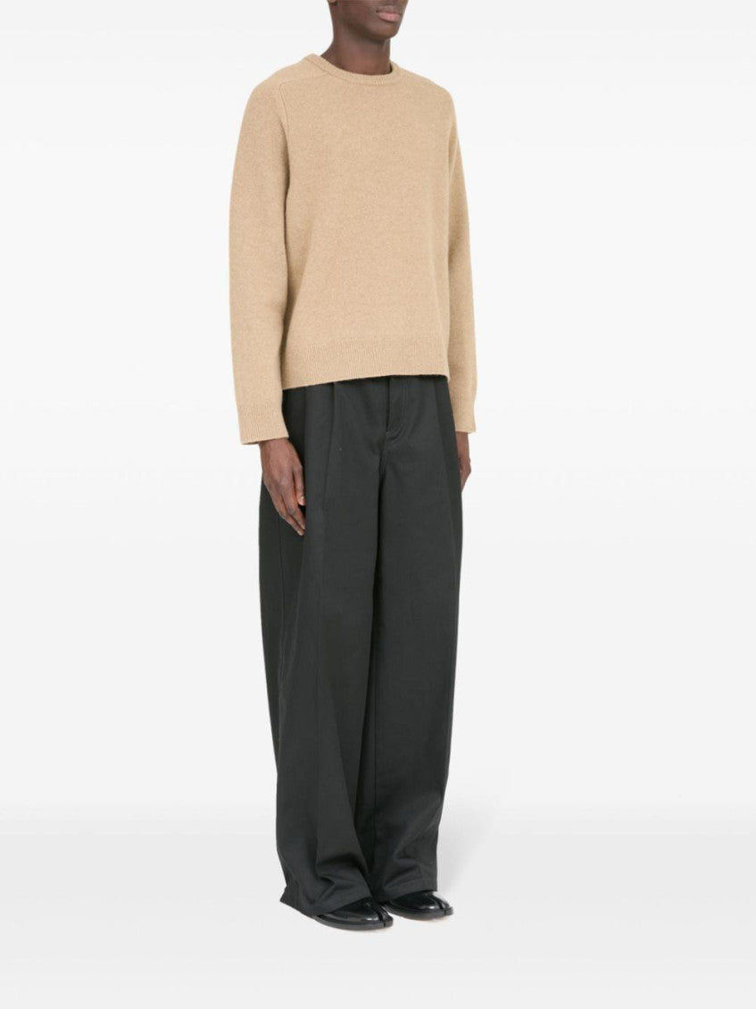 Beige Wool Sweater 5