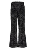 Black Flared Leg Pant 1