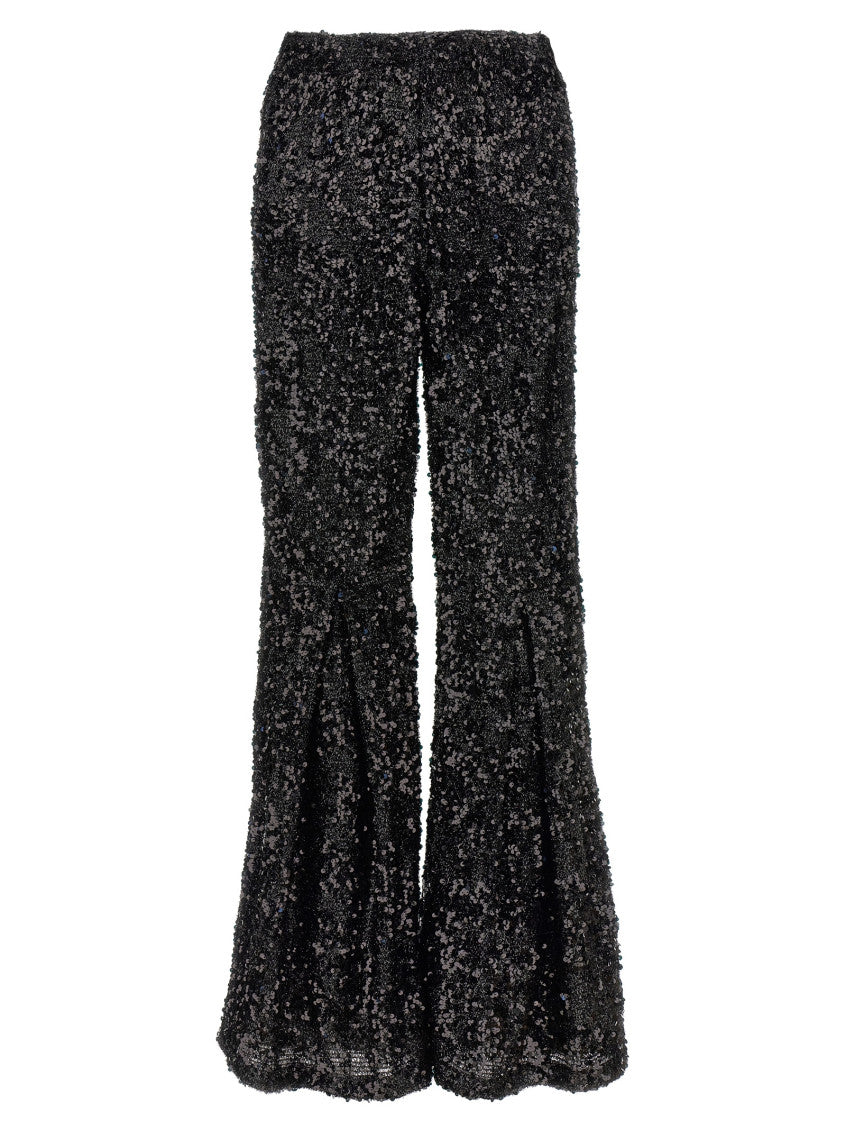 Black Flared Leg Pant 2