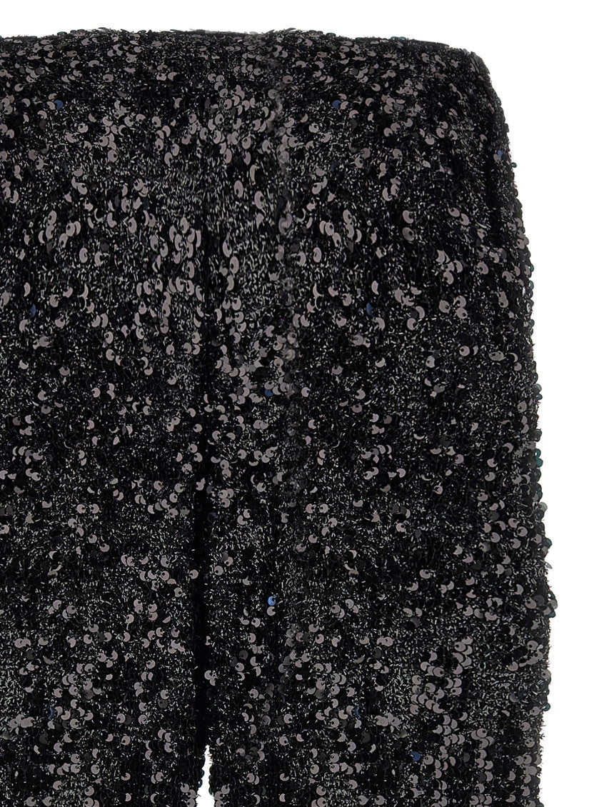 Black Flared Leg Pant 3
