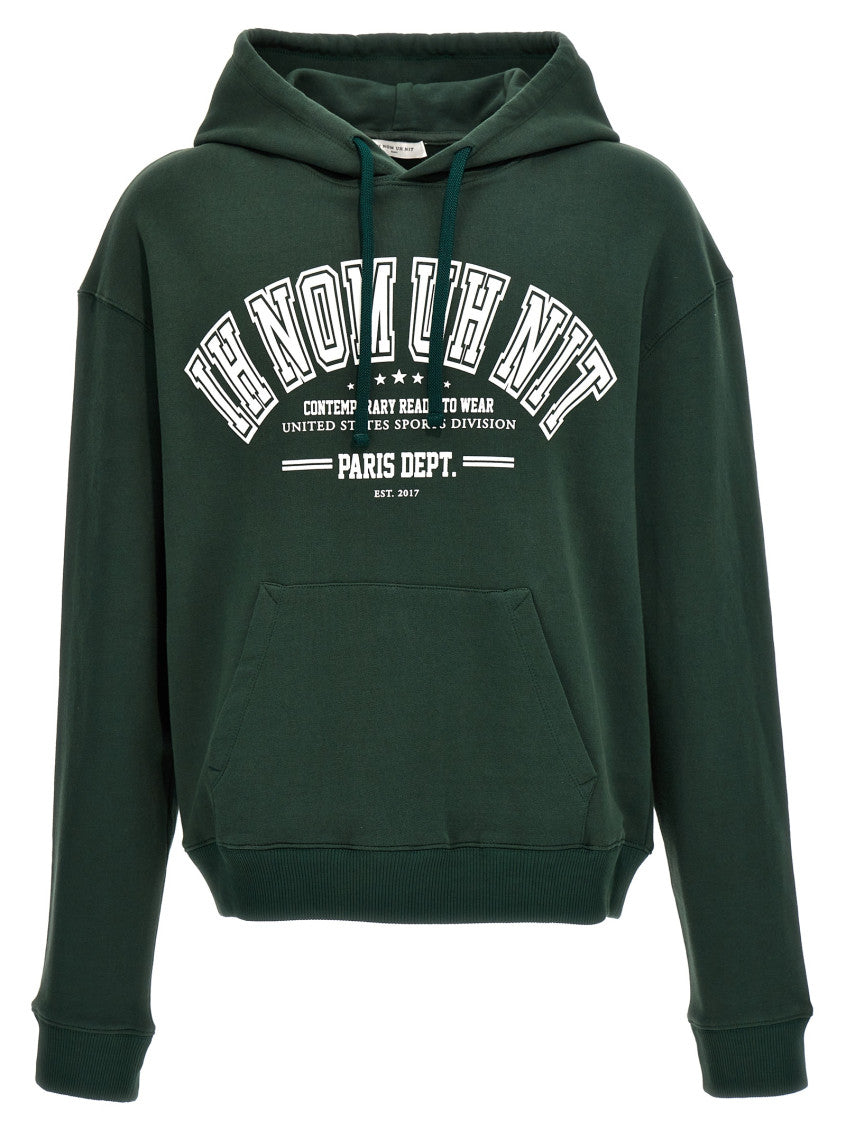 Dark Green College Hoodie 1