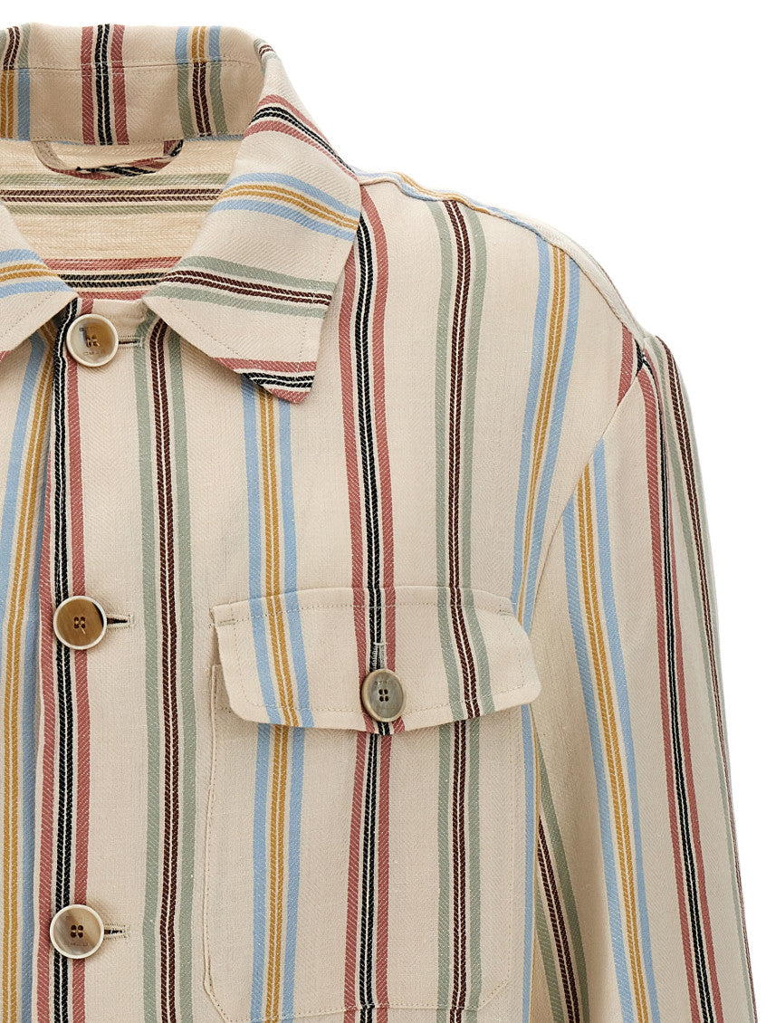 Multicolor Striped Overshirt 3