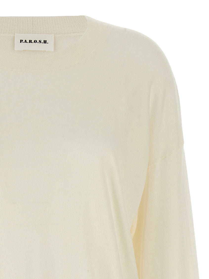 White Crew-Neck Sweater 3