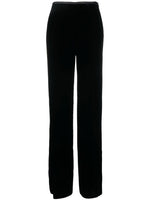Black straight-leg trousers 1