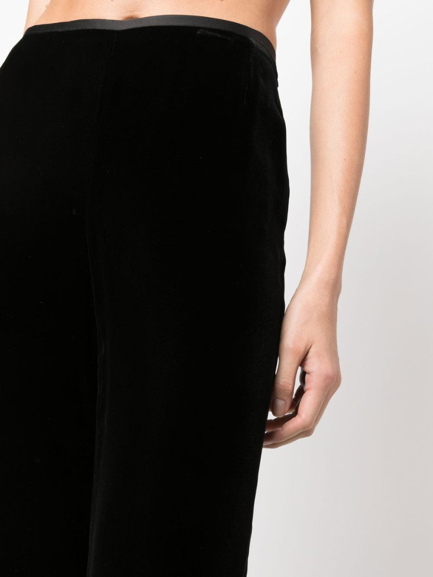 Black straight-leg trousers 2