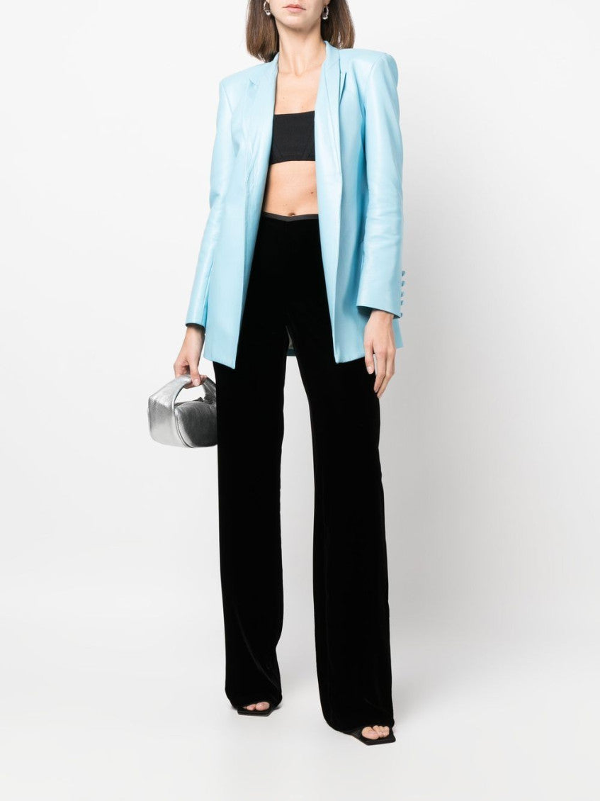 Black straight-leg trousers 4