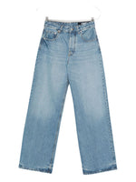 Blue Straight Leg Jeans 1