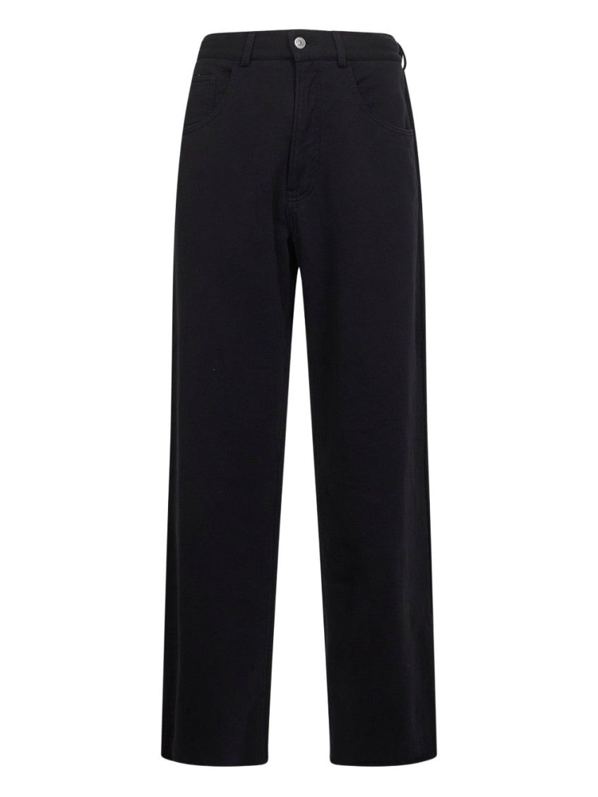 Black Cotton Trousers 1