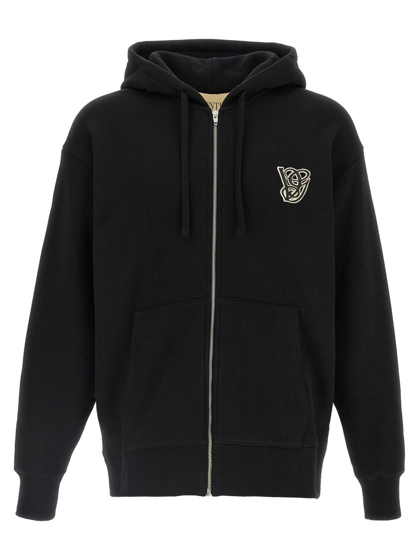 Black VG Patch Hoodie 1