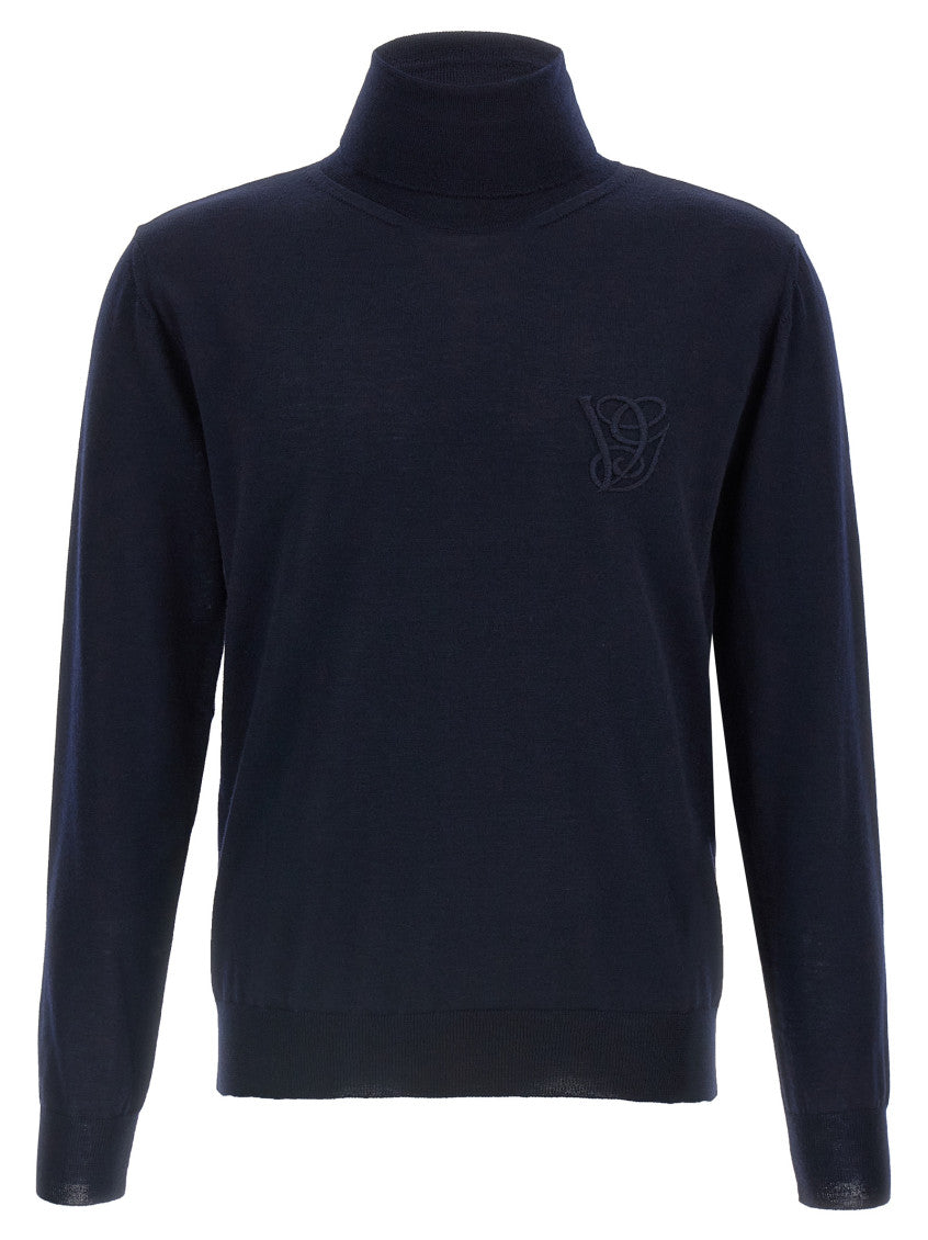 Blue VG Embroidery Sweater 1
